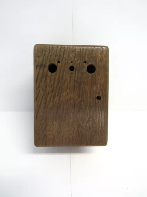 Antique Wall Mount Crank Telephone Wood Ringer Box - VGUC