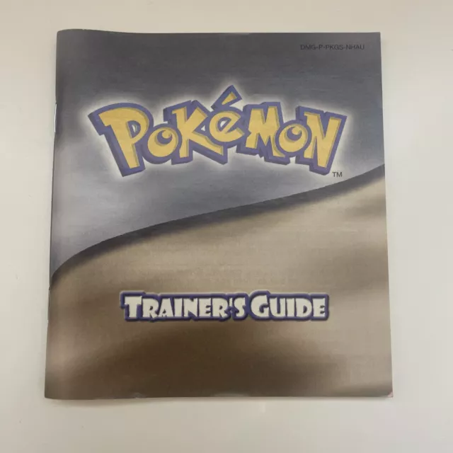 Notice / Booklet Pokemon Gold Silver Or Argent Trainer’s Guide Nhau Nintendo