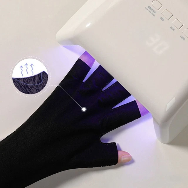 jetables de séchoir à ongles Protéger les mitaines Rayons anti-UV Lampe LED