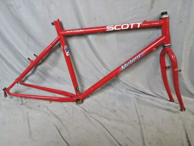 1991 SCOTT Motion Vélo Vtt Cadre Grand 19 " Hardtail 4130 Chromoly Acier USA