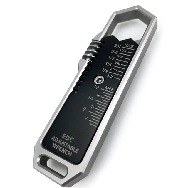 Ti EDC Adjustable Wrench Portable Hex Key Intuitive Universal Handle Spanne Z7R3