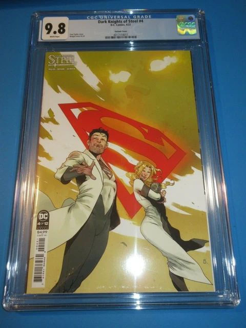 Dark Knights of Steel #4 Bengal Variant CGC 9.8 NM/M Gorgeous Gem Wow