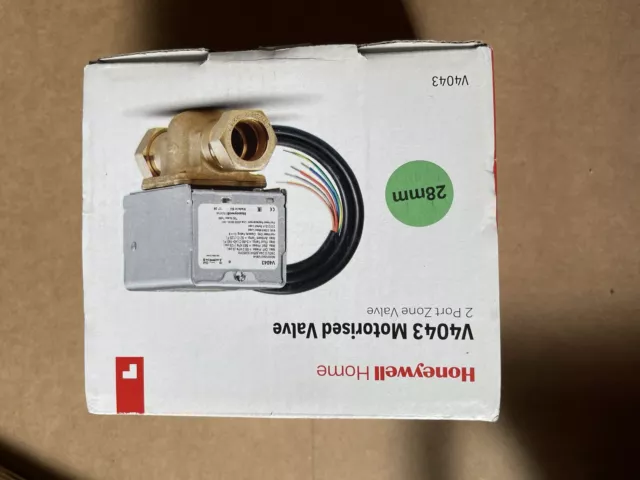 honeywell v4043 motorised 2 port zone valve