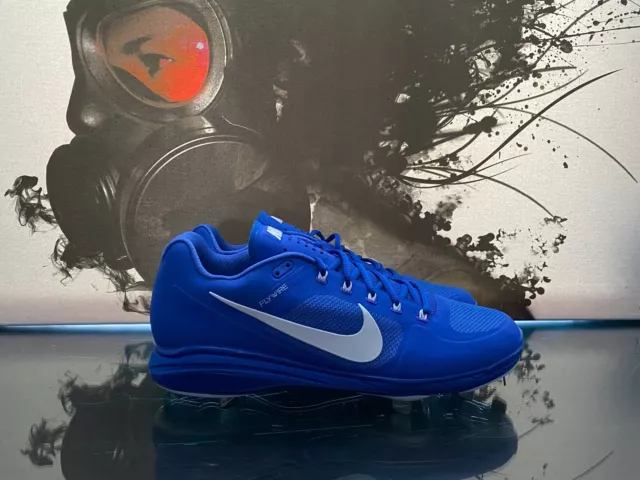 NIKE AIR MAX Coop Blue Metal Baseball Cleats Mens Size 13 AJ2660