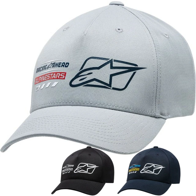 Alpinestars World Tour Mens Caps Motorcycle Street Riding Flex Back - Hats