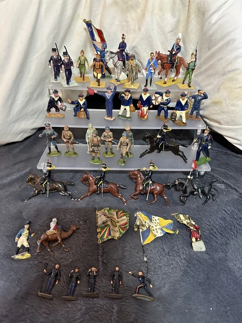 Lot De 2 Figurines Anciennes Soldats JIM - Occasion