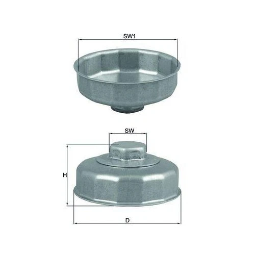 Chiave Per Filtro Olio Haldex 46mm - AB Tools Per VW Audi SEAT Skoda