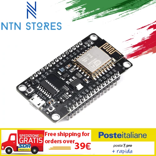 NODEMCU V3 WIFI esp8266 ESP-12E scheda modulo EUR 5,28 - PicClick IT
