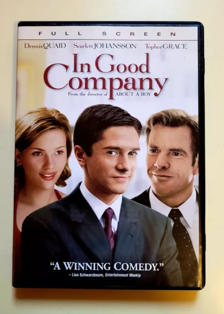 In Good Company DVD Dennis Quaid Scarlett Johansson Topher Grace DVD Free Shipp.