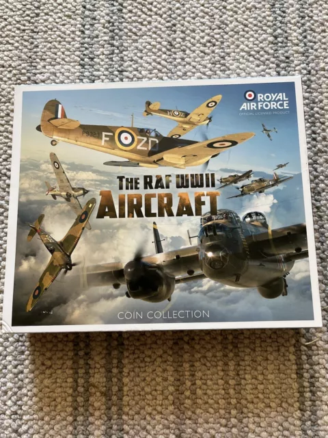Coin Collection The RAF World war 11 AIRCRAFT BOX SET Complete With All Certs