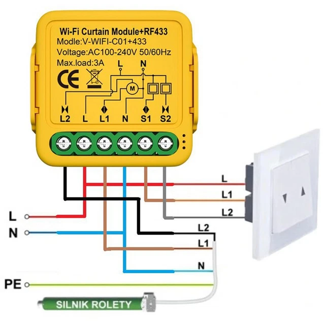 WiFi Vorhangmodul WiFi Vorhangmodul Schnell Und Einfach Zu Installieren