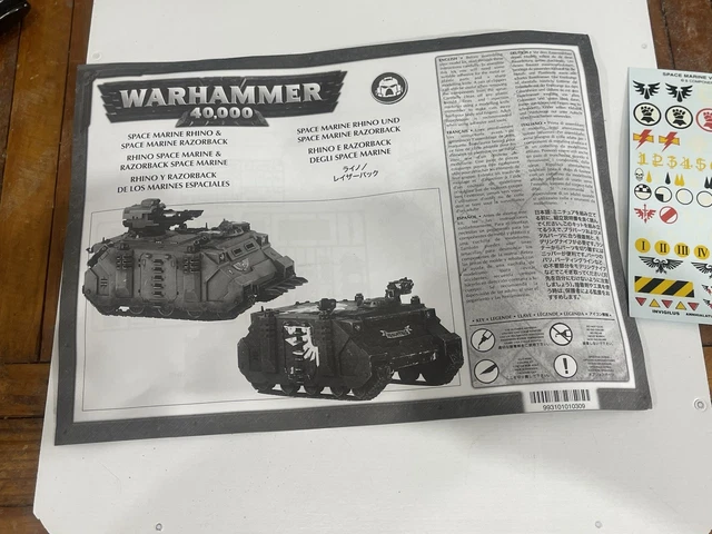 Games Workshop Warhammer 40k - Space Marine du Chaos Rhino (2019