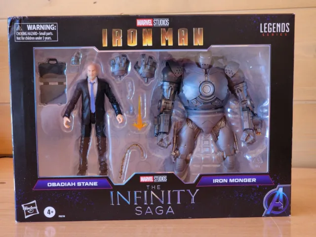Iron Monger + Obadiah Stane (The Infinity Saga, Iron Man) Marvel Legends Hasbro