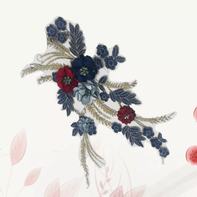 3D EMBROIDERY APPLIQUE Flowers Accessories T-shirt Appliques £8.78 ...