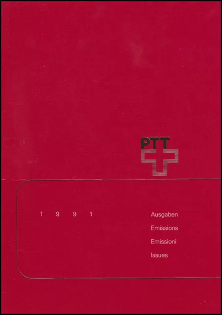 PTT-Jahrbuch Schweiz 1991, postfrisch