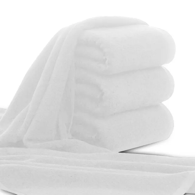 6x Handtuch weiss weiß 100% Baumwolle 6 er Set Frottee Handtücher Set Classic