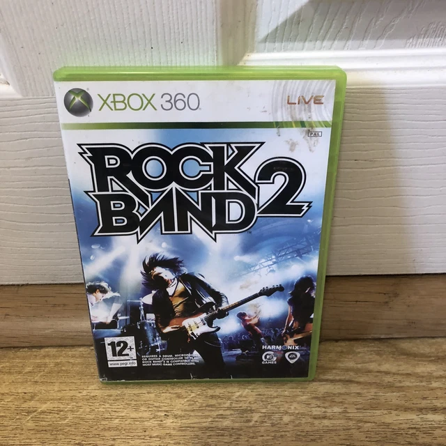 Rock Band 2 (Microsoft Xbox 360, 2008) Boxed With Manual - Not Tested