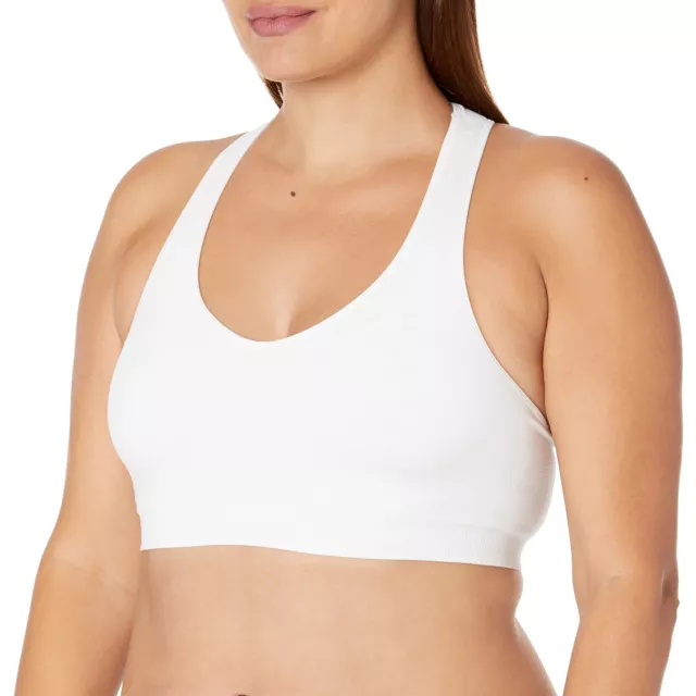 Hanes Seamless Racerback Moderate-Support Sports Bra CoolDRI Moisture-Wicking