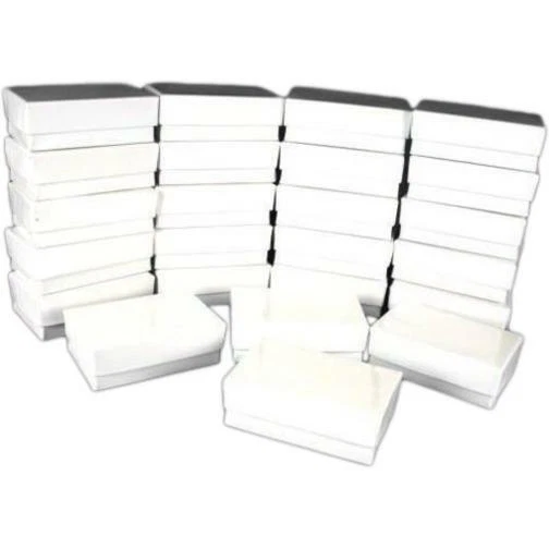 24 Pendant Chain Cotton Gift Box Jewelry Displays