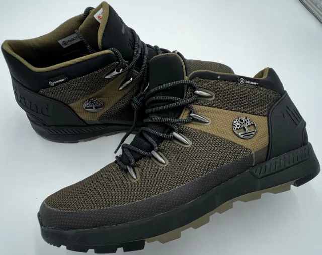 Stivali uomo Timberland stivali sprint tracker WP verde oliva nero pelle taglia 46