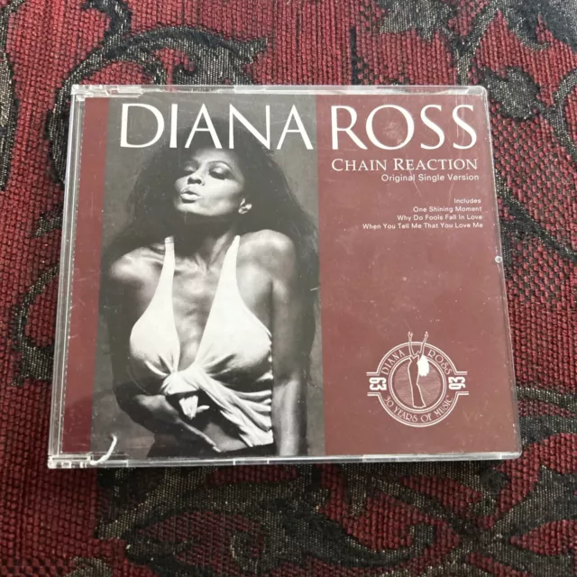 Diana Ross Chain Reaction 5" Cd Single 4 Trk Emi Stateside (The Supremes) M Gibb