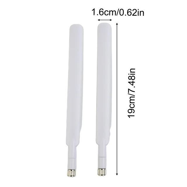 2 Antenne Esterne 4G LTE Per Router Huawei B525, B535, B310, B315 – Modello 02231GXA - 2