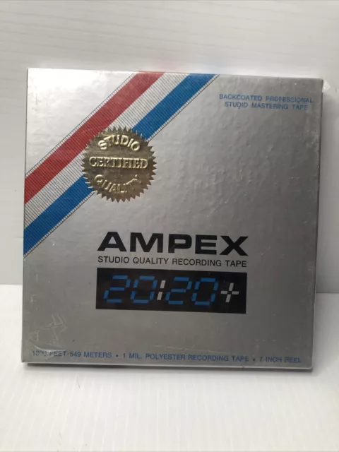 AMPEX PRT 1800 1mil Polyester NEW Recording Tape 7 Reel 4 NEW