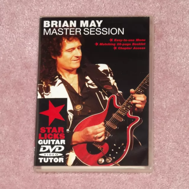 QUEEN / BRIAN MAY Master Session [Star Licks] - RARE 2002 UK DVD + BOOKLET