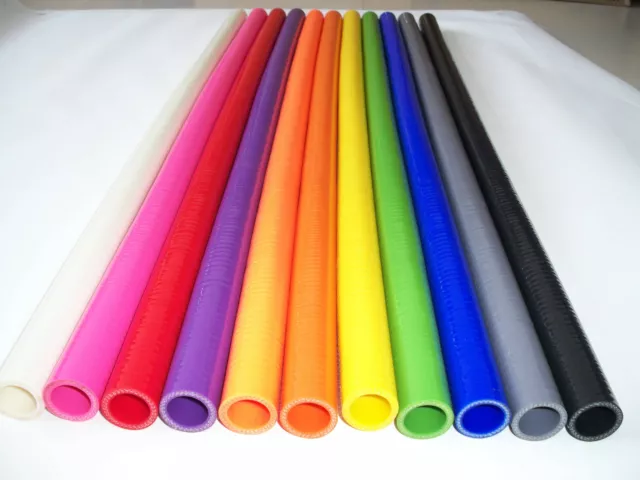 1000mm Straight Reinforced Silicone Hose Water Coolant Boost Inlet Pipe 1 Meter