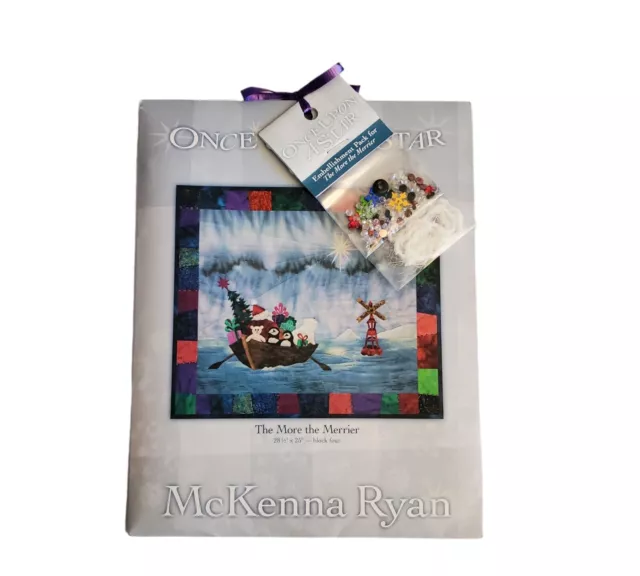 McKenna Ryan Once Upon a Star Block 4 Uncut Quilt Pattern w/ Embellishments NOS