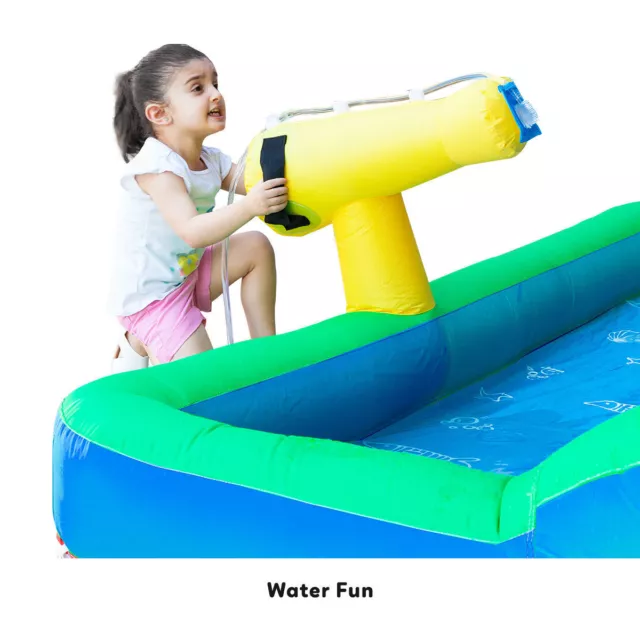 Inflatable Water Jumping Castle Bouncer Toy Windsor Slide &Splash lifespan kids 3