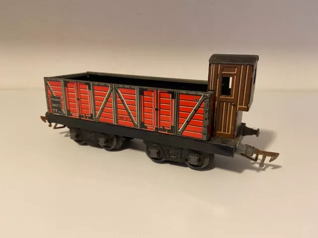 WAGON AVEC VIGI JEP 0 -1/43e IDEM HORNBY - MECANO / TRIANG ECHELLE NOREV / DINKY