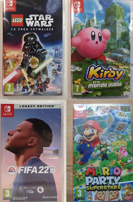 Jeux Switch à Bas Prix FIFA 22 - Kirby Monde Oublié - Saga Skywalker Mario Party