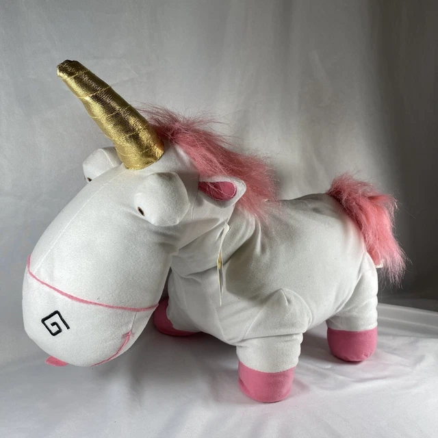 Despicable Me Minions Fluffy Unicorn Plush Stuffed Animal 18" NWT Toy Factory