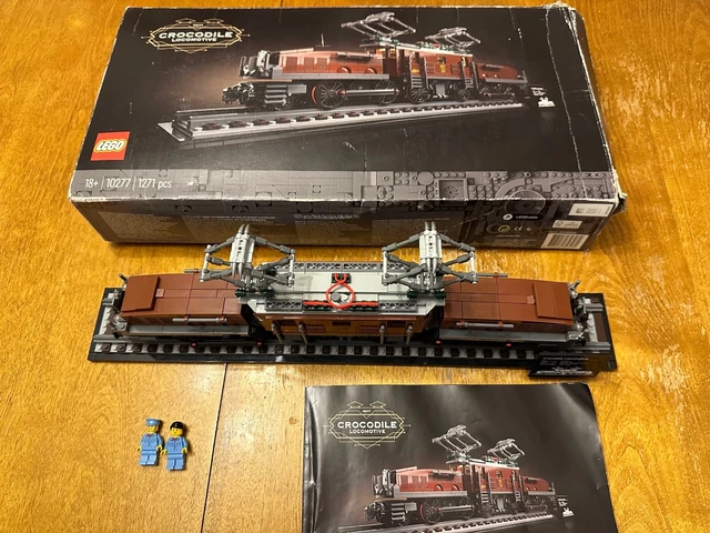 LEGO ICONS 10277 Crocodile Locomotive Trains Creator Expert Box ...
