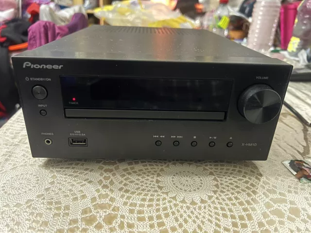 Pioneer X-HM10 Micro Hi-Fi Sound System CD USB FM. Pieces Détachées En Panne.