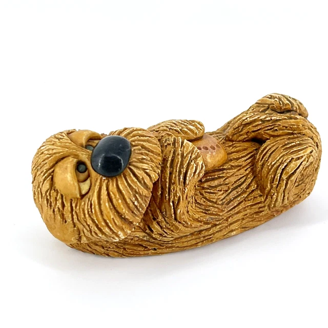 Vtg Anthropomorphic Carved Otter Figurine The Critter Factory 1986
