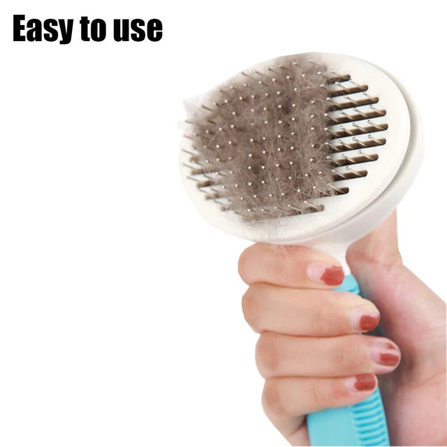 Pet Brush Hair Remover Dog Cat Comb Self Cleaning Slicker Grooming Message Tool 8