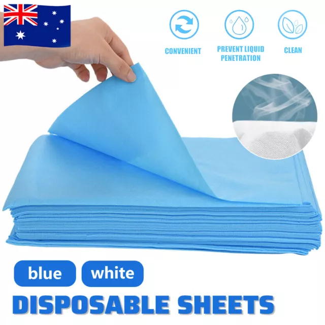 100/500X Disposable Beauty Bed Sheet Non-woven Massage SPA Salon Table Cover AU