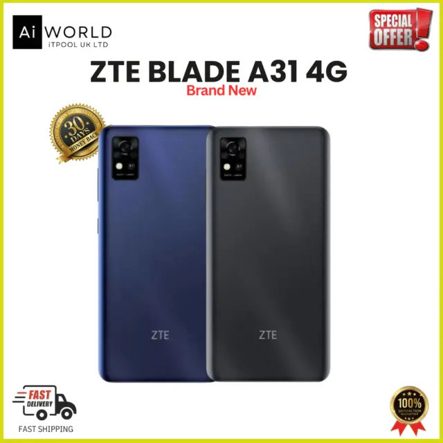 ZTE Blade A31 Plus32GB 5.45 4G LTE GSM Factory Unlocked Android Smartphone  BLUE