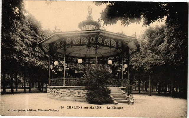 CPA CHALONS-sur-MARNE - Le Kiosque (245464)