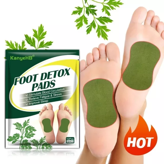 Detox Pflaster Entgiftungspflaster Foot Patche Bambuspflaster Vitalpflaster Pads