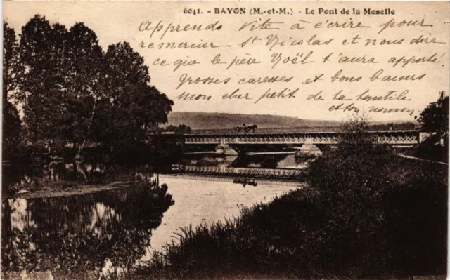 CPA BAYON - Le Pont de la Moselle (483743)