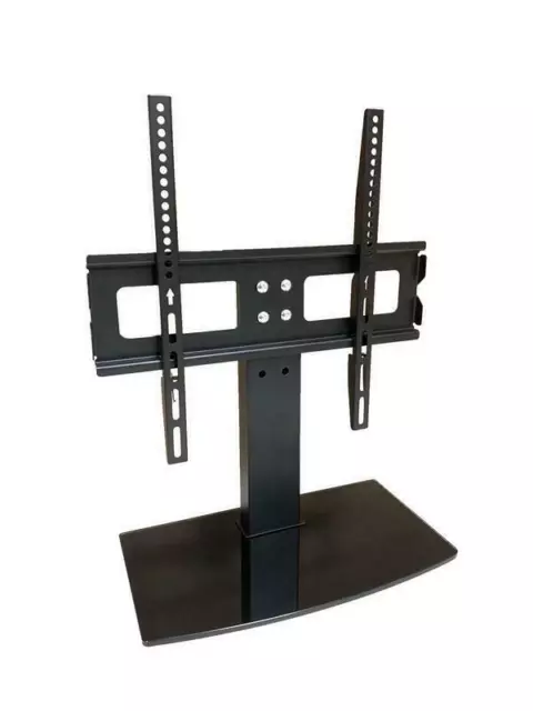 For LG 50PW450T Table Top High Gloss Glass TV Stand Black
