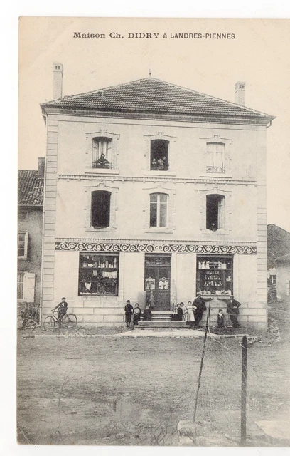 LANDRES PIENNES Meurthe et moselle CPA 54 MAGASIN CH. DIDRY  maison de commerce