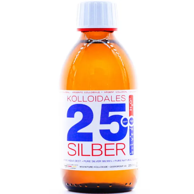 Kolloidales Silber PureSilverH2O 250ml ● 10ppm, 15ppm, 25ppm, 50ppm Silberwasser 3