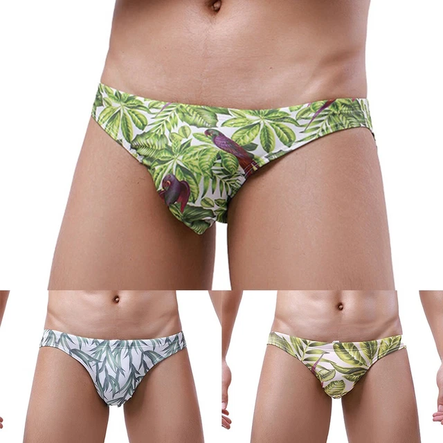 Uomo Nuoto Slip Boxer Sexy Vita Bassa Costumi da Bagno Bikini Spiaggia Bikini