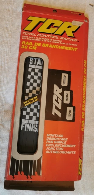Lot TCR : 1 Boîte Rails Courbes 90° + 1 Boîte Rails Droits 25 Cm - Occasion
