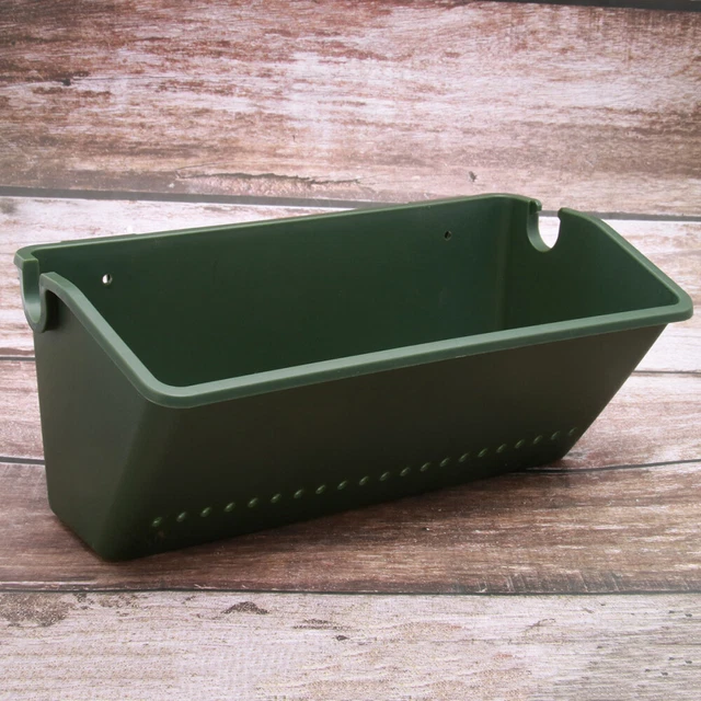 2 PCS Rail Flower Pot Holder Balcony Wall Planter Hanging Wall-mounted Pots