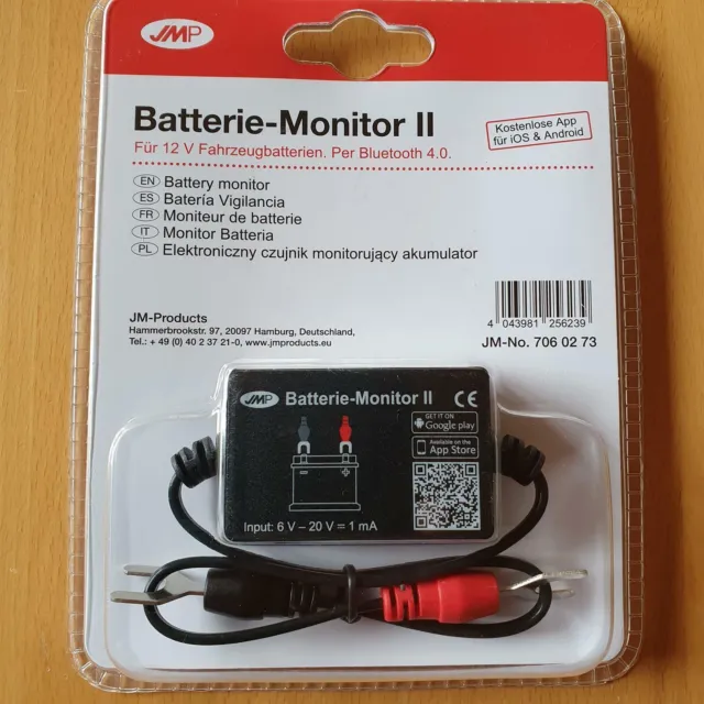 JMP Batteriemonitor II - BLUETOOTH Batterieüberwachung der neuesten Generation!
